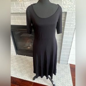 New Black Women’s Gap T-Shirt Tunic Dress Size Small Pullover